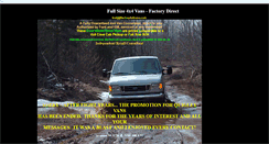 Desktop Screenshot of factory4x4vans.com